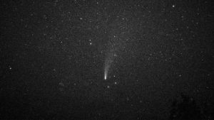 NEOWISE Coment caught on film