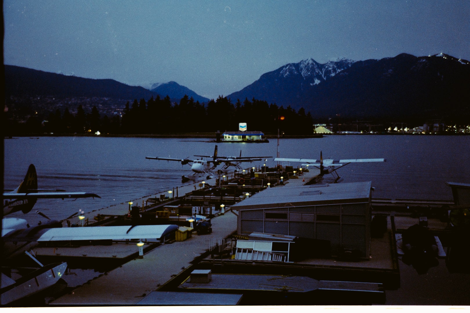 Kodak Gold at Blue Hour