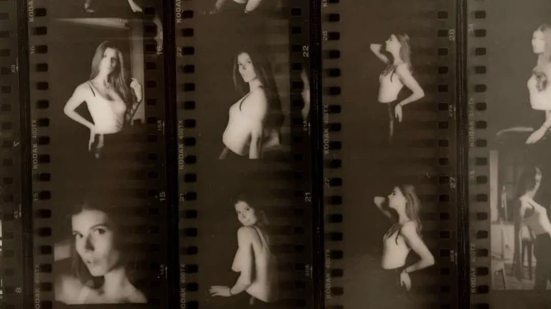 Improper agitation leads to surge marks on film, like the ones shown on this contact sheet.