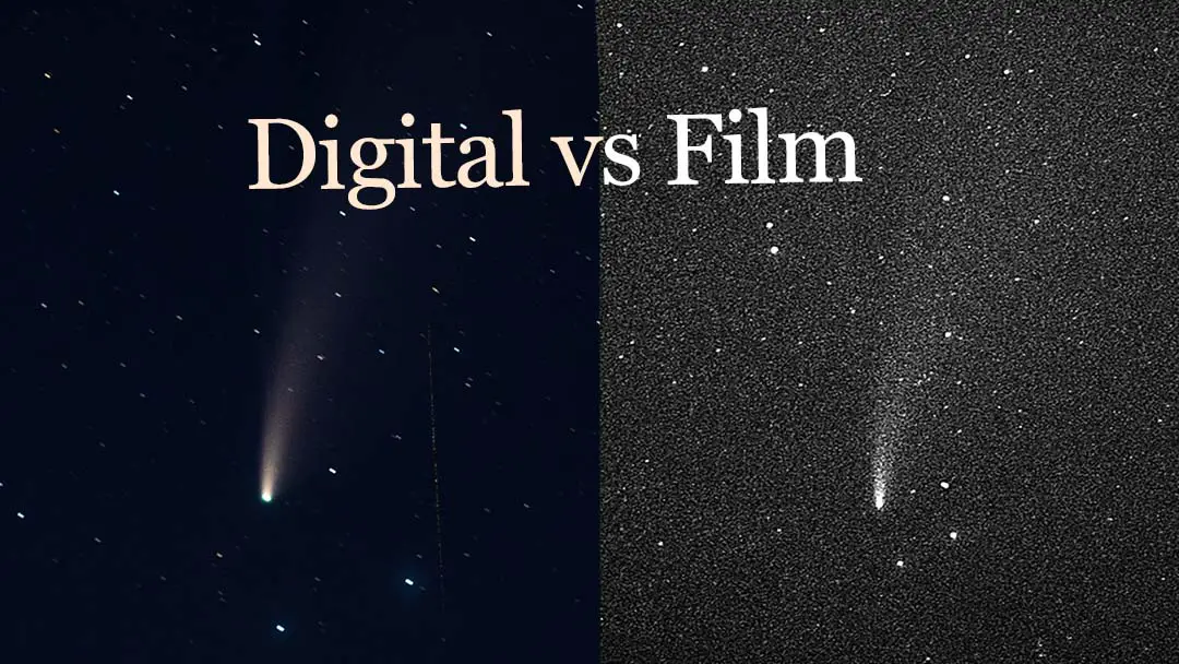 An example where digital creates superior results to film on Astrophotography