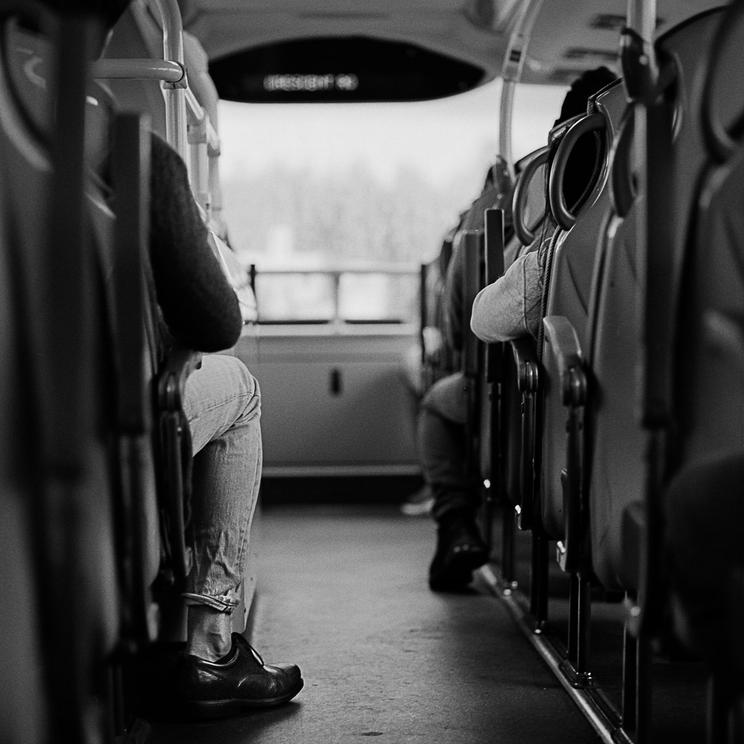 Street photography on Ilford HP5, pushed to ISO 1600 in DD-X