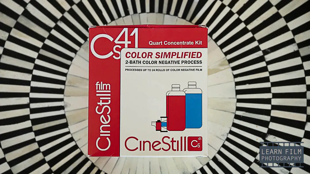 The Cinestill CS41 Color Simplified Film Developing Kit