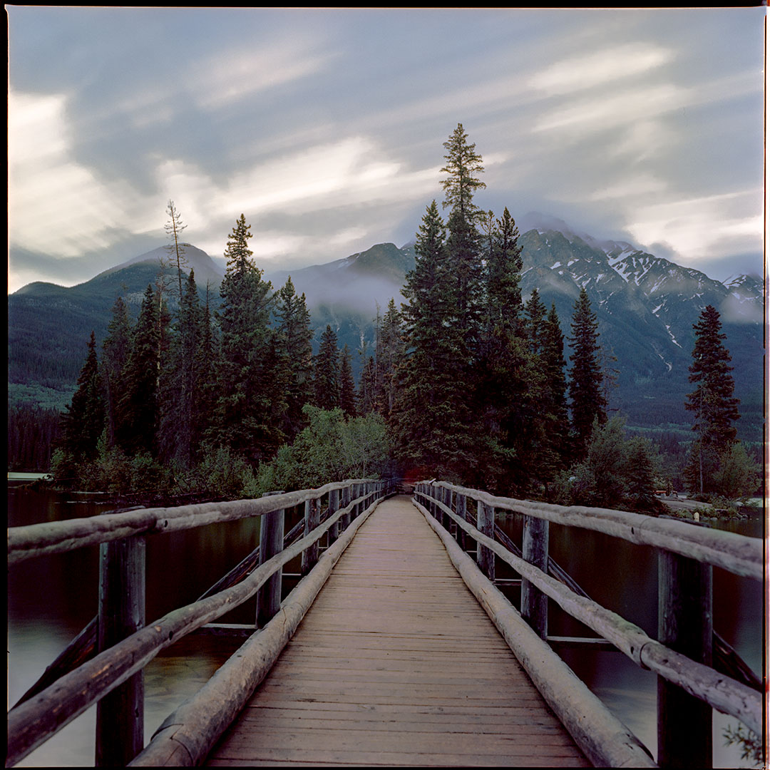 Pyramid Lake, image taken on Portra 400